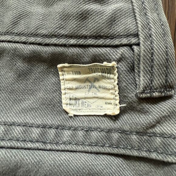 GAP Worker Jeans Gray 100% Cotton Utility Workwear Pants Sz 36 - Picture 3 of 8